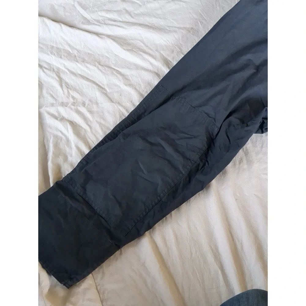 Barbour Engineered Garments Washed Warby Anorak Jacket‎ Pullover Sz Large Black